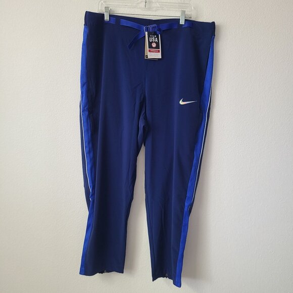 Nike Paris 2024 Team Issued USA Olympic Pants DZ3562-492 Size XXL Blue